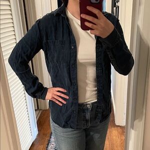Banana Republic Dark Blue button down shirt